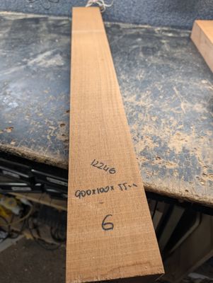 African Mahogany Large 2" Neck Blank 12246