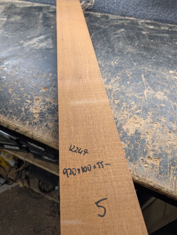 African Mahogany Large 2" Neck Blank 12247