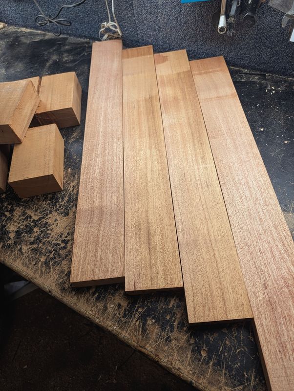 African Mahogany Neck and Heel | Acoustic Guitar | Classical Guitar | 12249