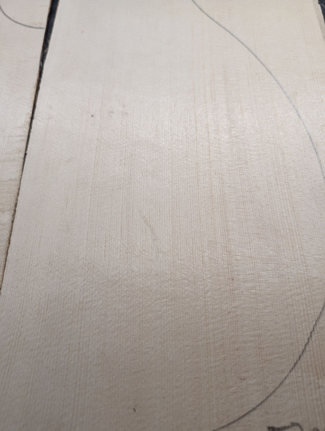 European Spruce Defective Soundboard 12264