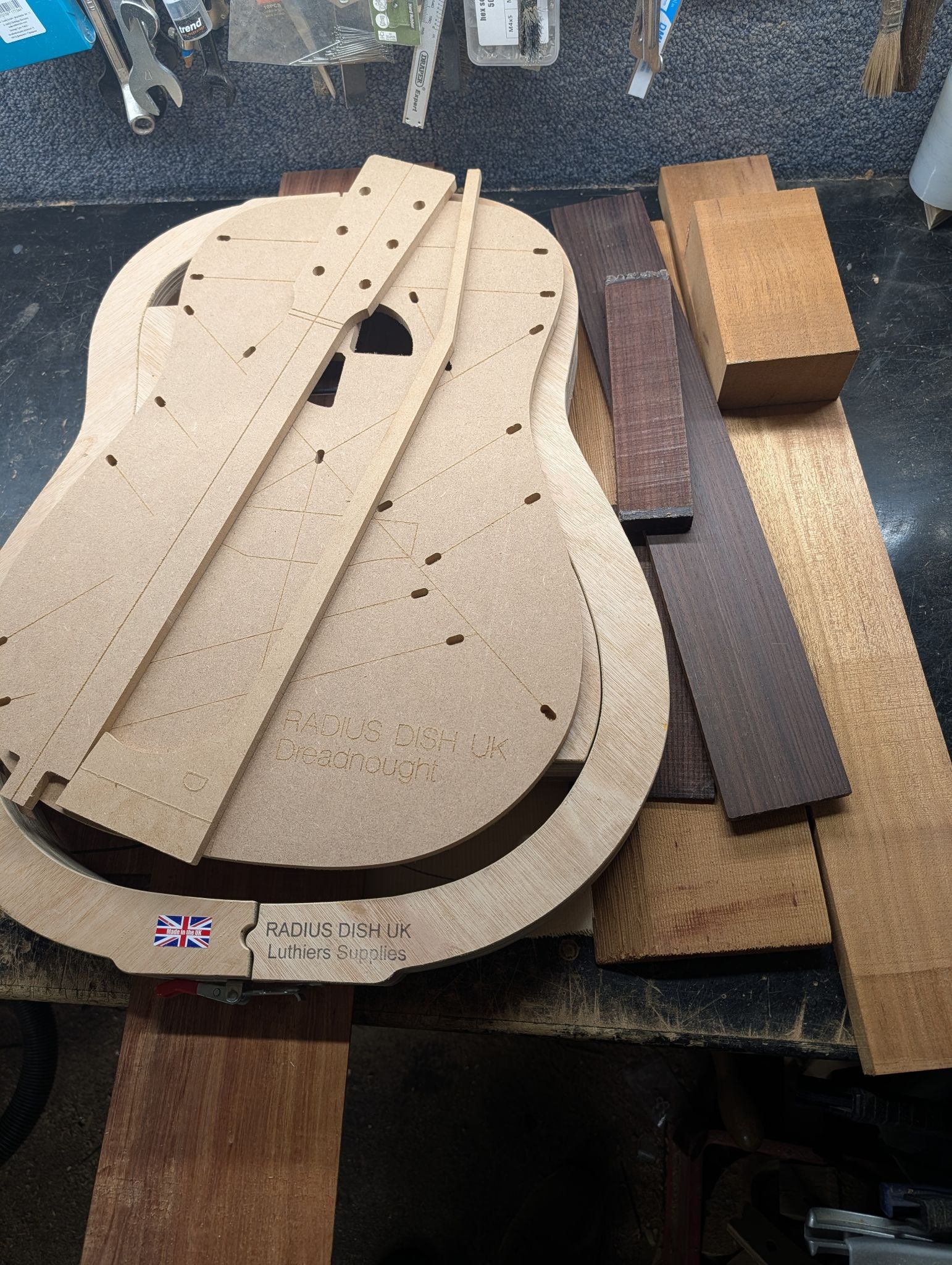 Dreadnought Guitar Kit – Jigs Included & Premium Tonewood 12267