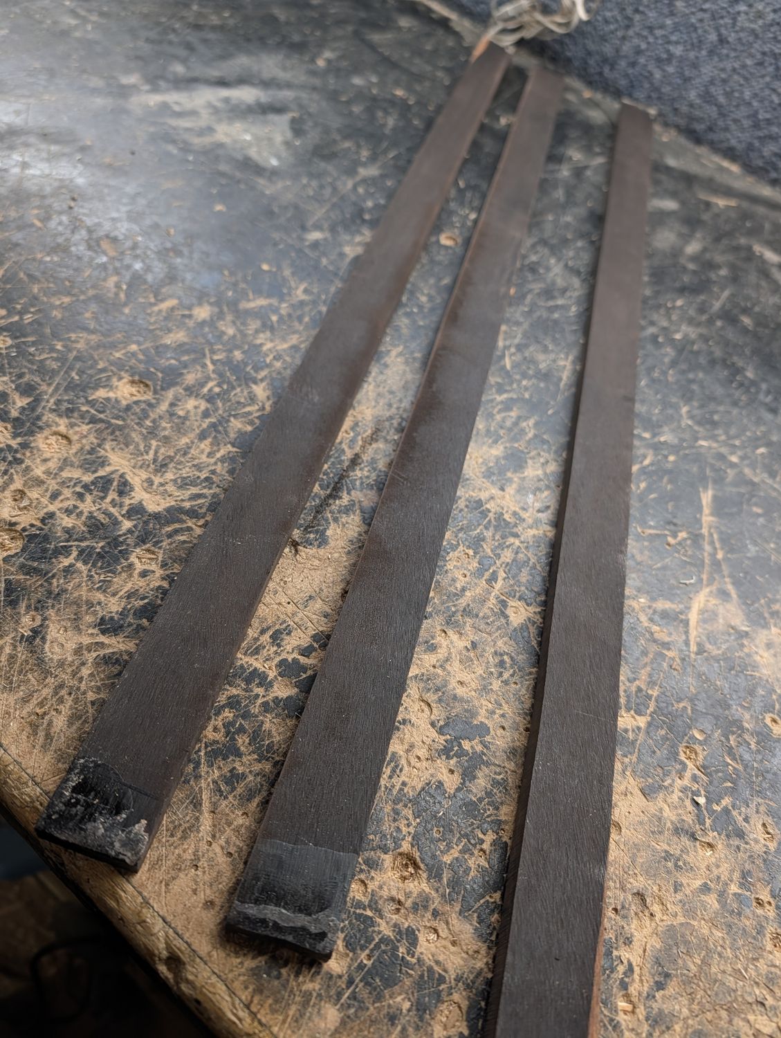 Ebony Neck Laminating Strip