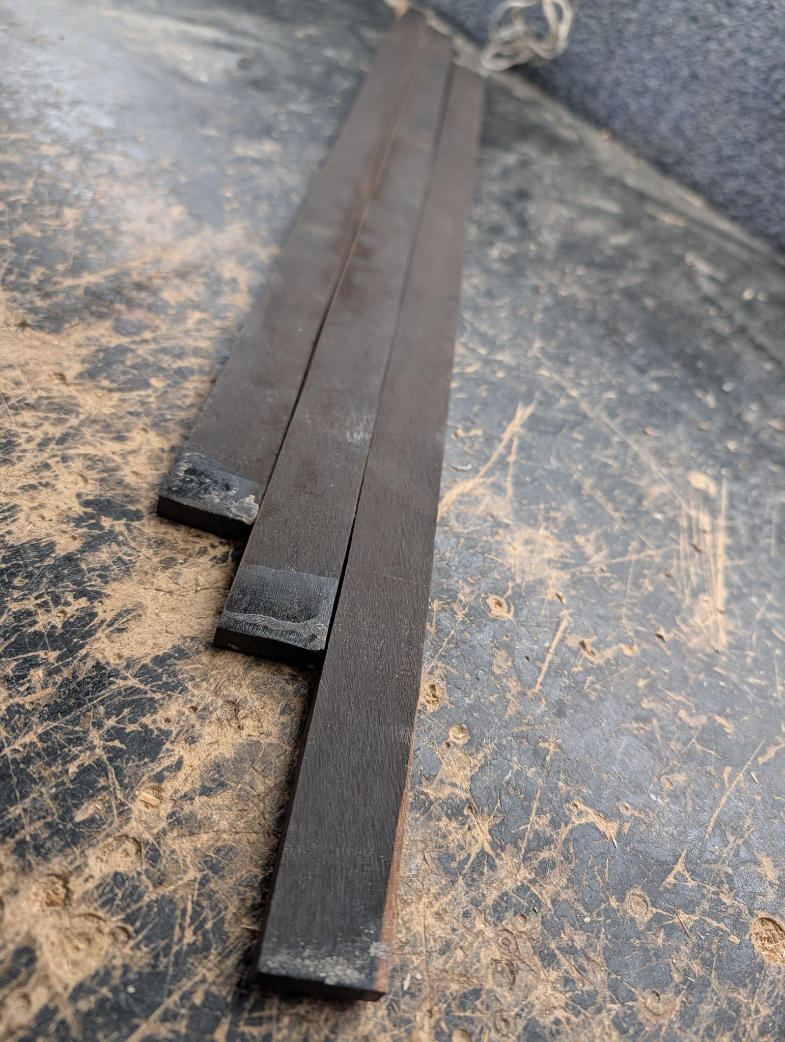 Ebony Neck Laminating Strip