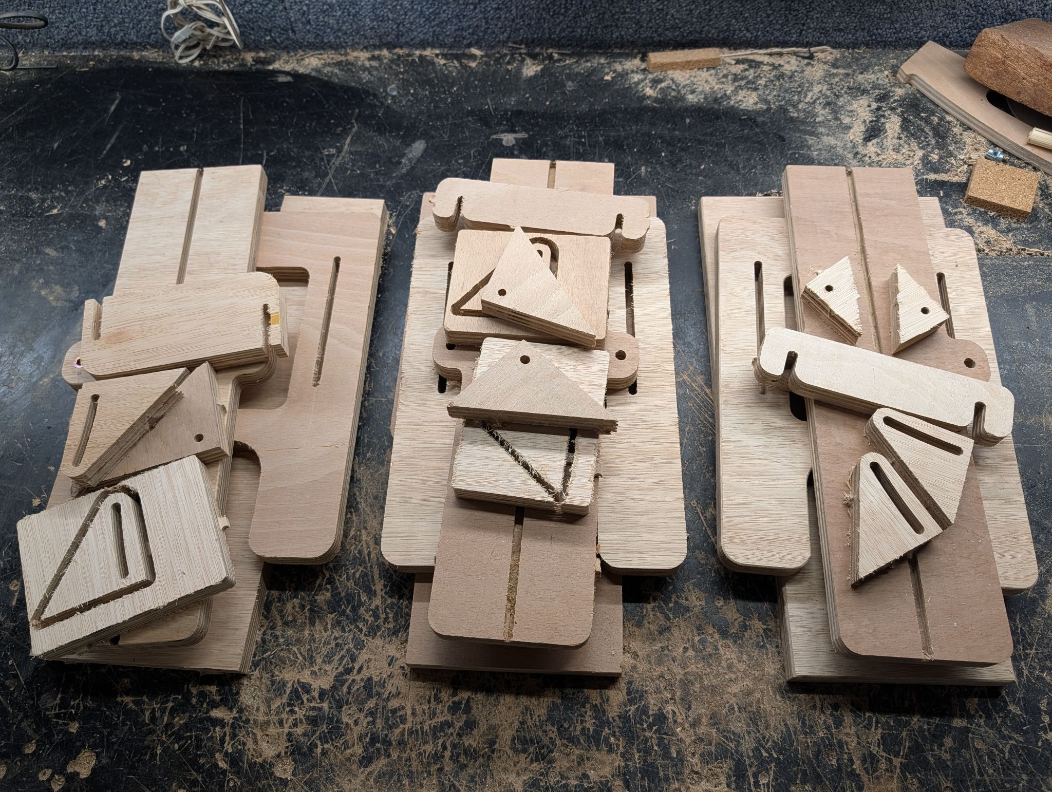 B Stock Parts For Neck Angle Jig Neck Part