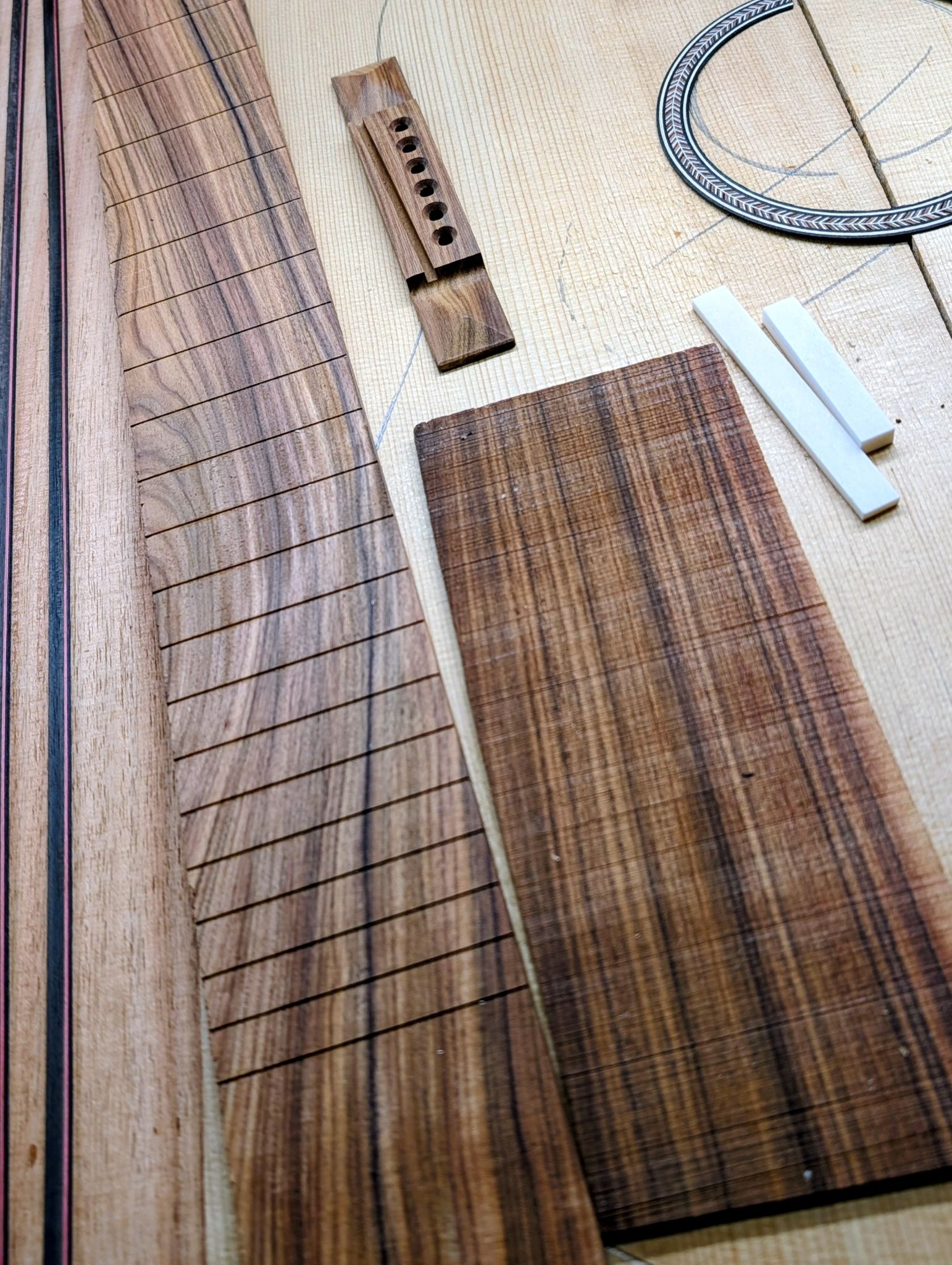 Tonewood Kit Australian Blackwood| Torrefied Englemann Spruce 12275