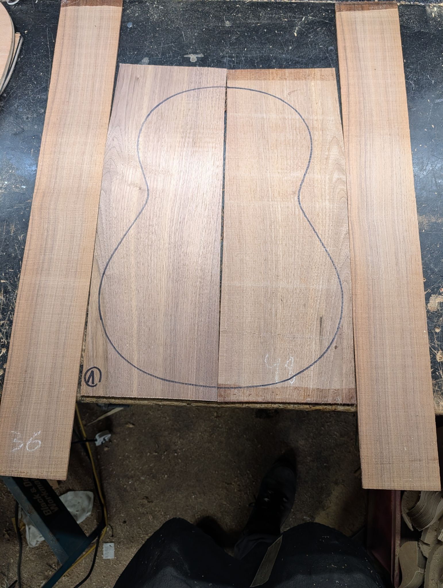 American Walnut Back and Sides 12289