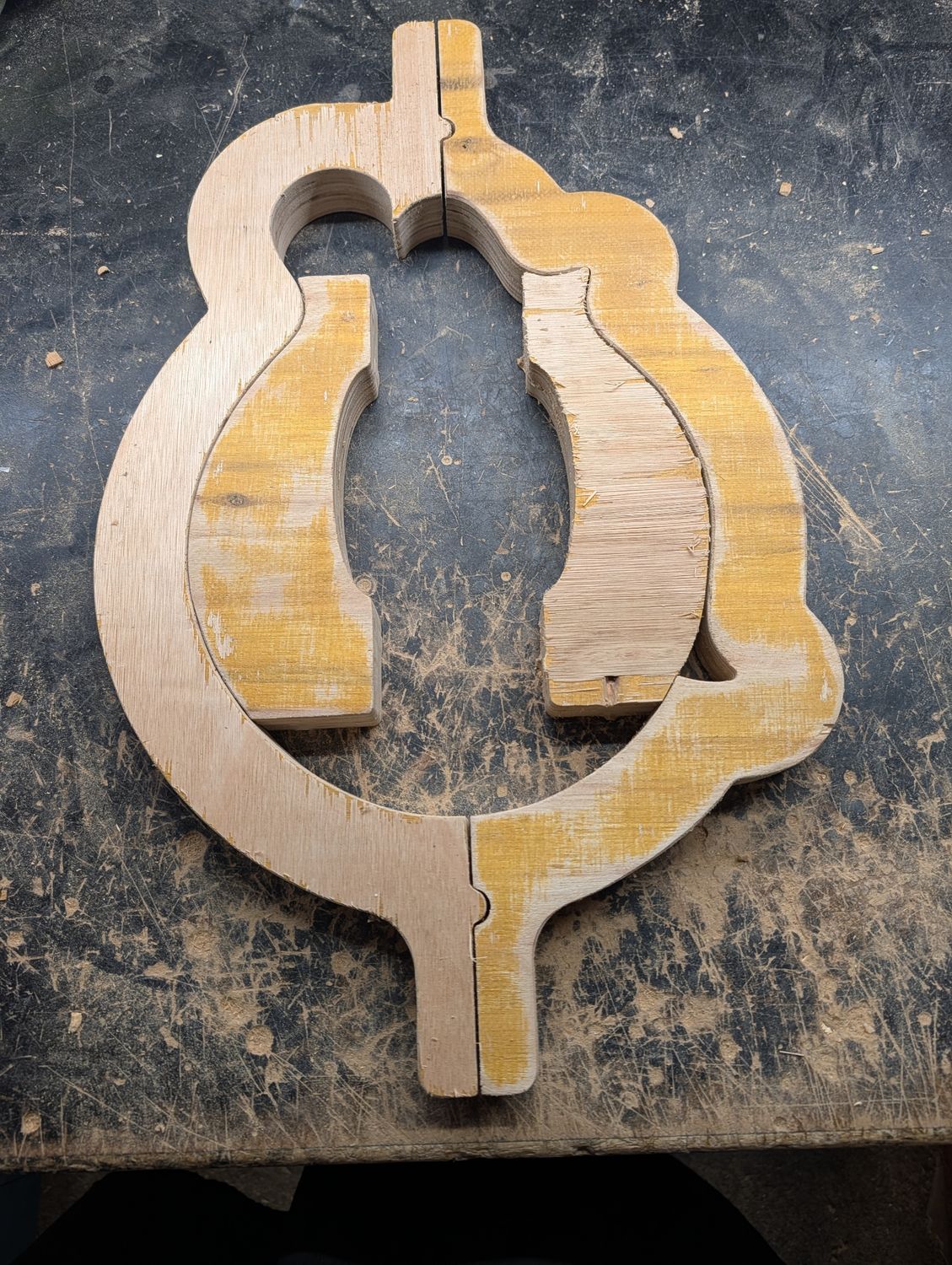 B Stock F5 Mandolin Unfinished Mould 12296