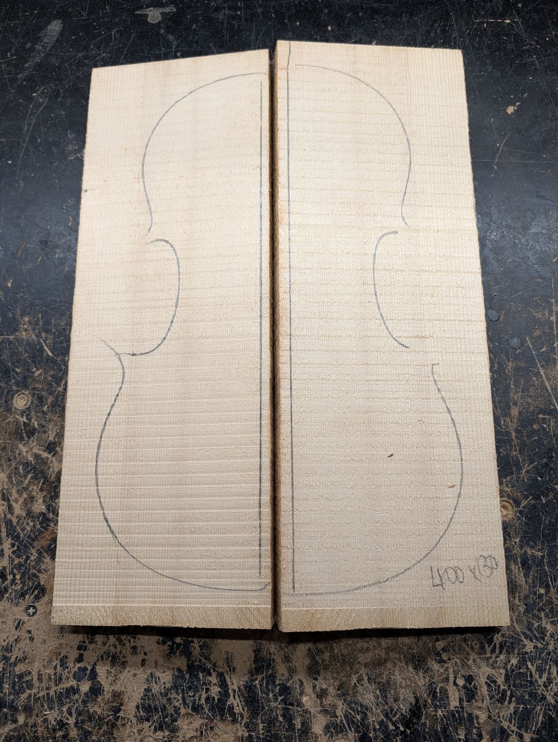 Violin Soundboard Spruce Wedges 12300