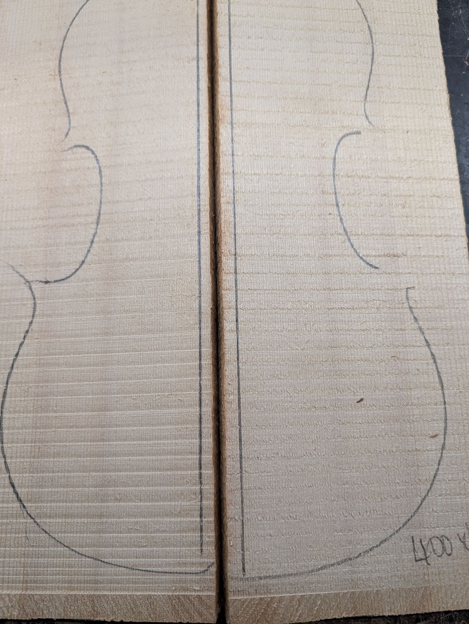 Violin Soundboard Spruce Wedges 12300