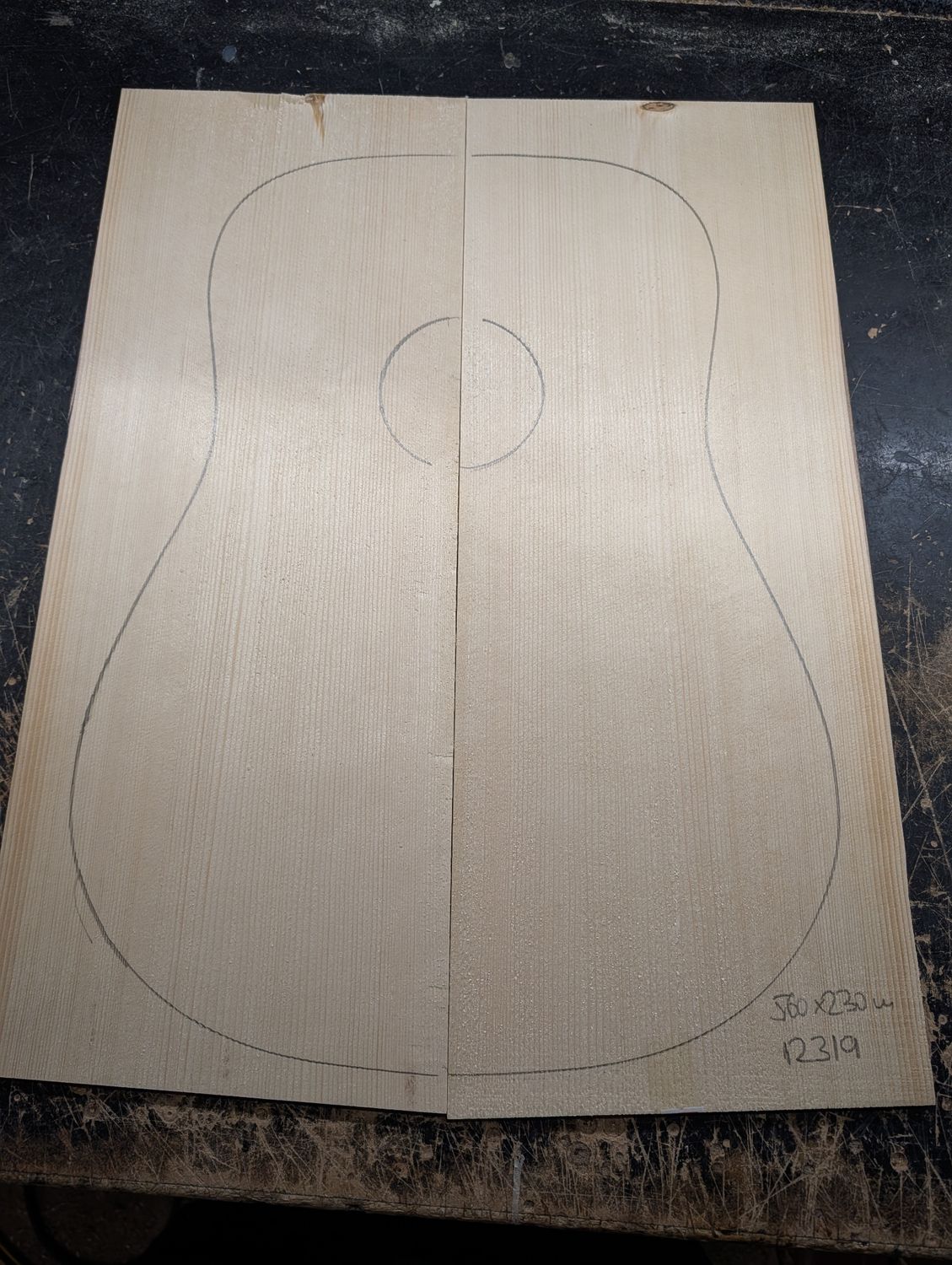 European Spruce Soundboard 12319