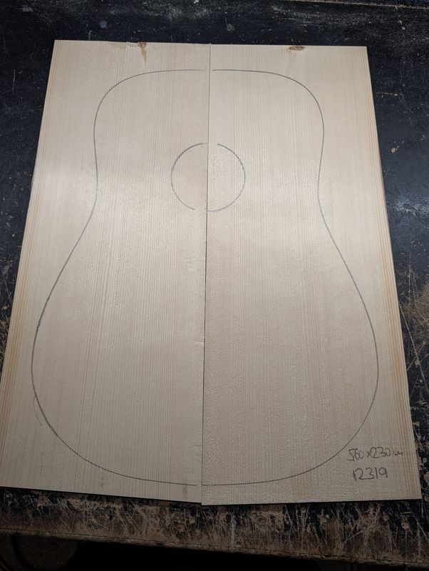 European Spruce Soundboard 12319