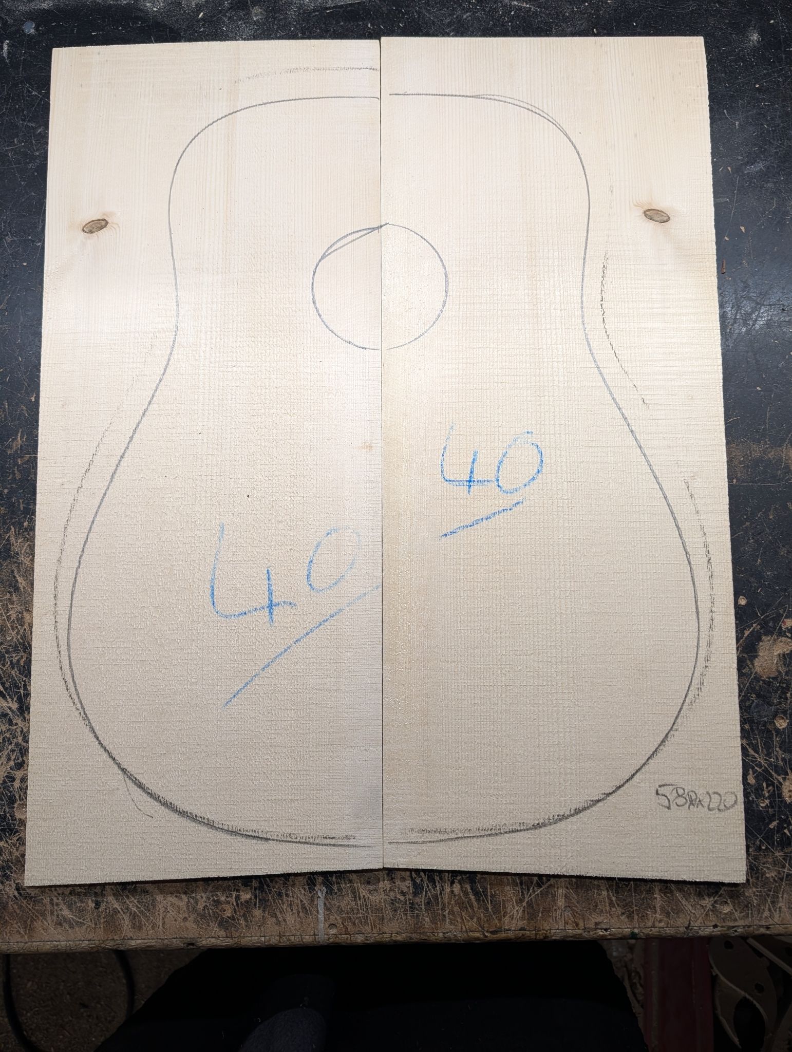 European Spruce Soundboard A 12317