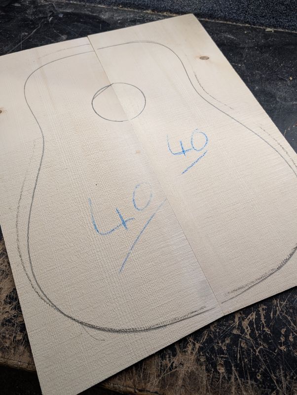 European Spruce Soundboard A 12317