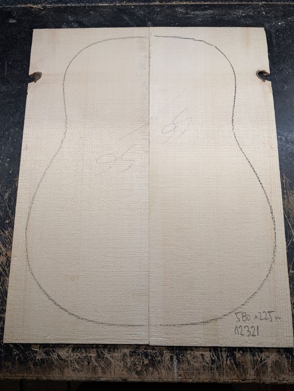  European Spruce Soundboard 12321