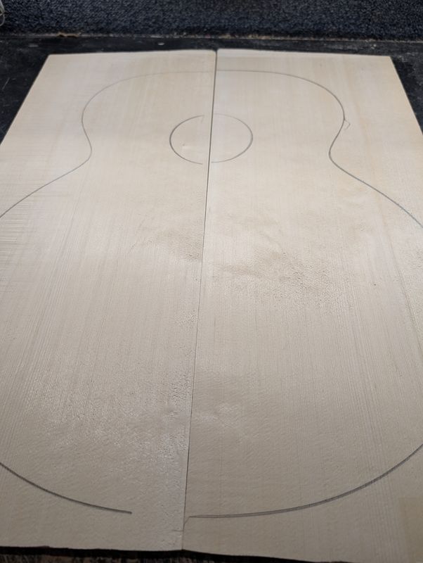 Jumbo European Spruce Soundboard 12325