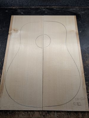  European Spruce Soundboard 12322