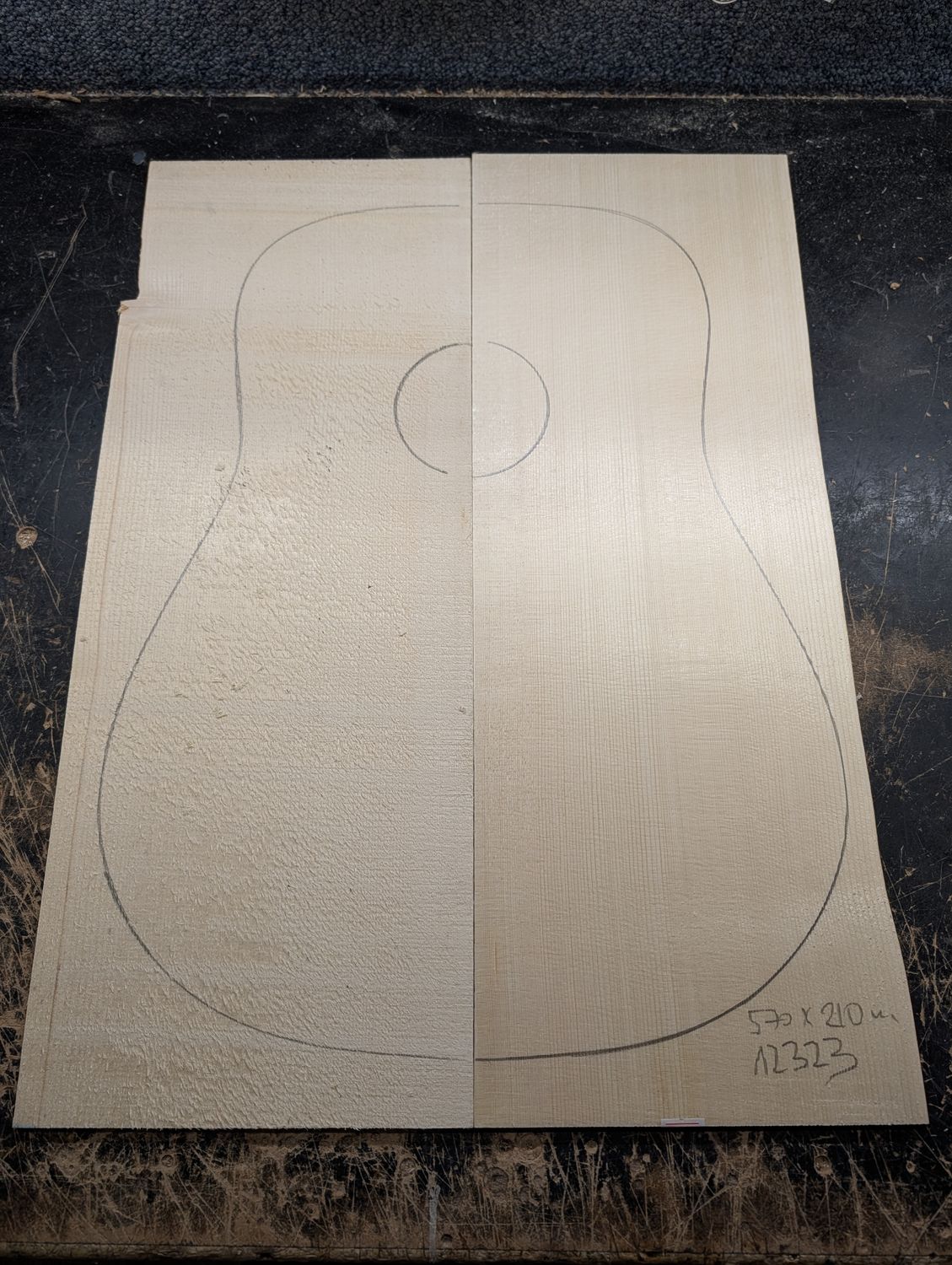 European Spruce Soundboard 12323