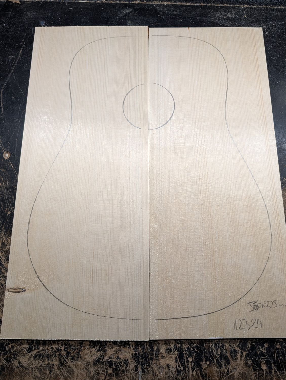 European Spruce Soundboard 12324