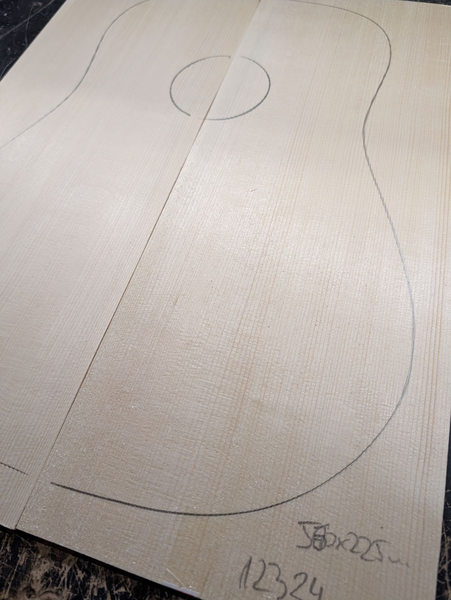 European Spruce Soundboard 12324