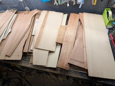 Large Box of Offcuts Soundboards Bracewood Large Box of Offcuts Soundboards Bracewood