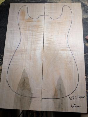 American Curly Maple Drop Top 12331