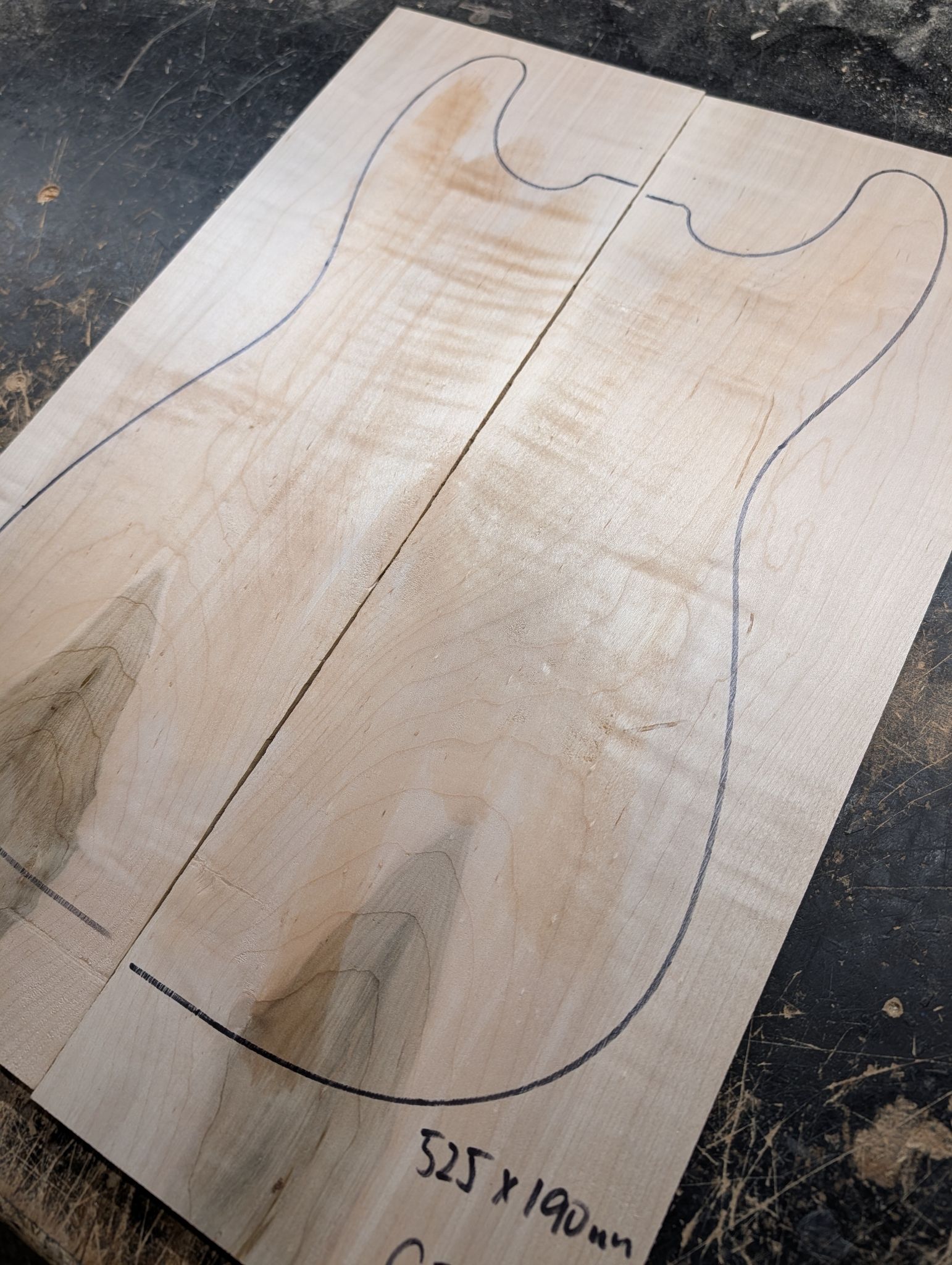 American Curly Maple Drop Top 12331