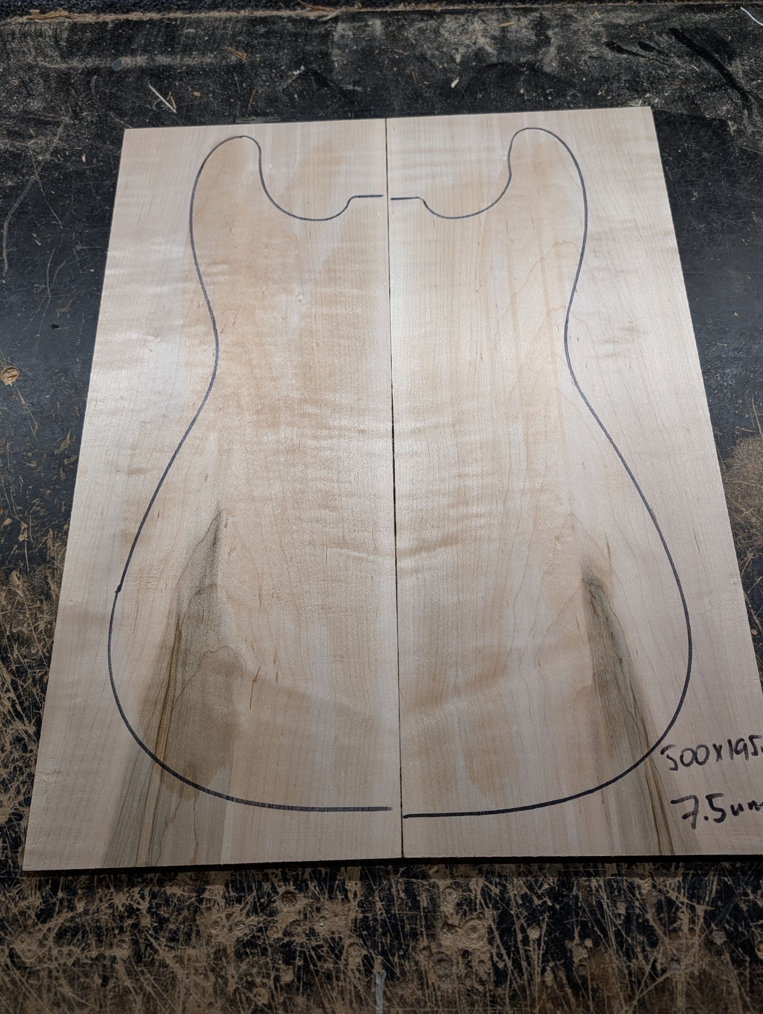 American Curly Maple Drop Top 12332
