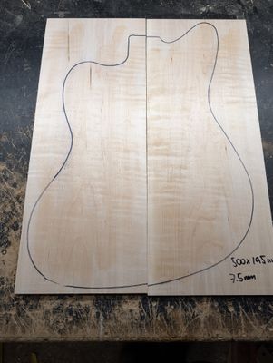 American Curly Maple Drop Top 12333 American Curly Maple Drop Top 12333