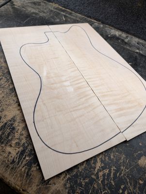 American Curly Maple Drop Top 12330