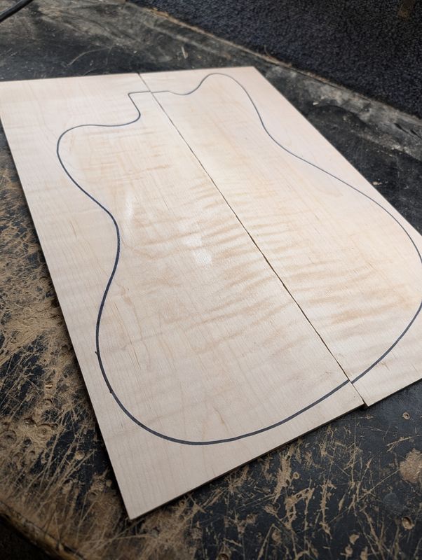 American Curly Maple Drop Top 12330 American Curly Maple Drop Top 12330