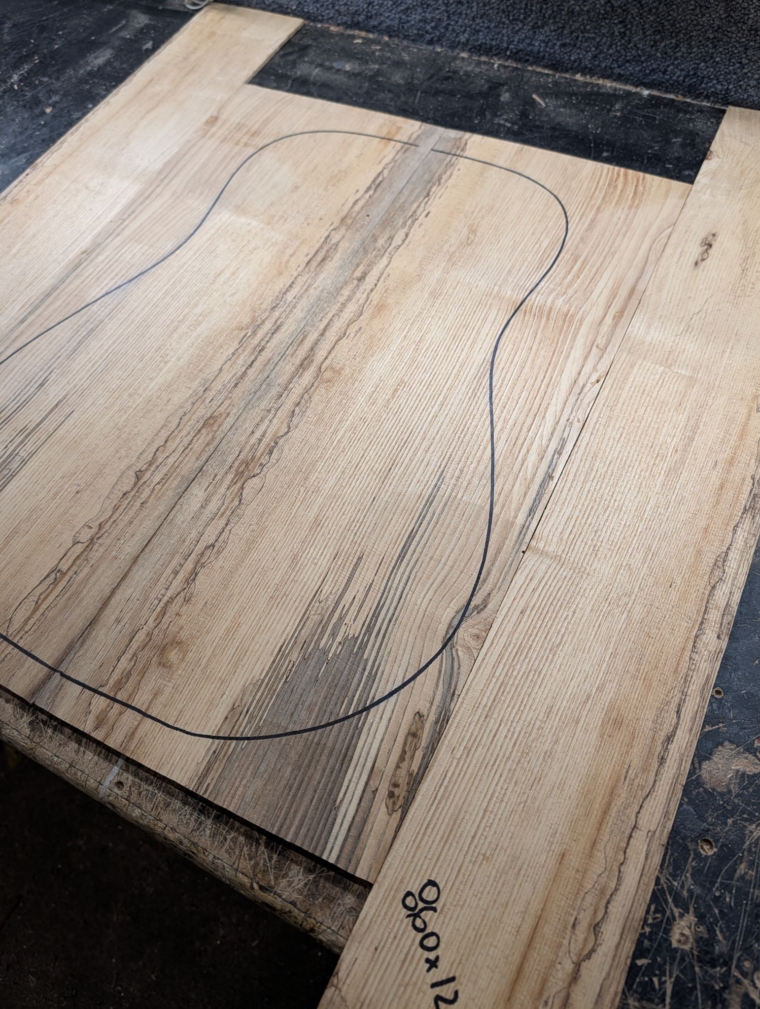 British Ash Back and Sides 12237