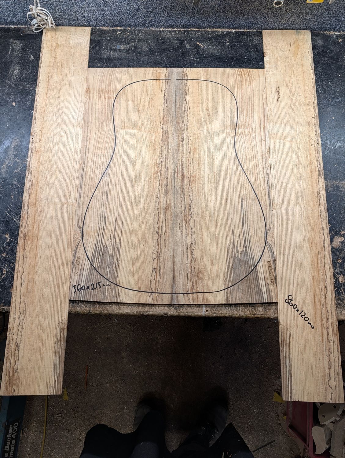 British Ash Back and Sides 12237