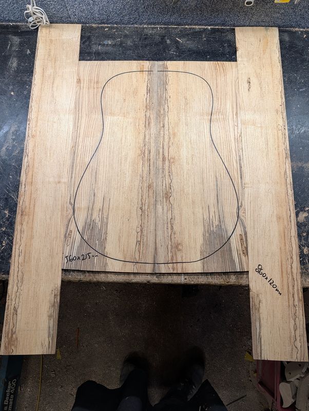 British Ash Back and Sides 12237