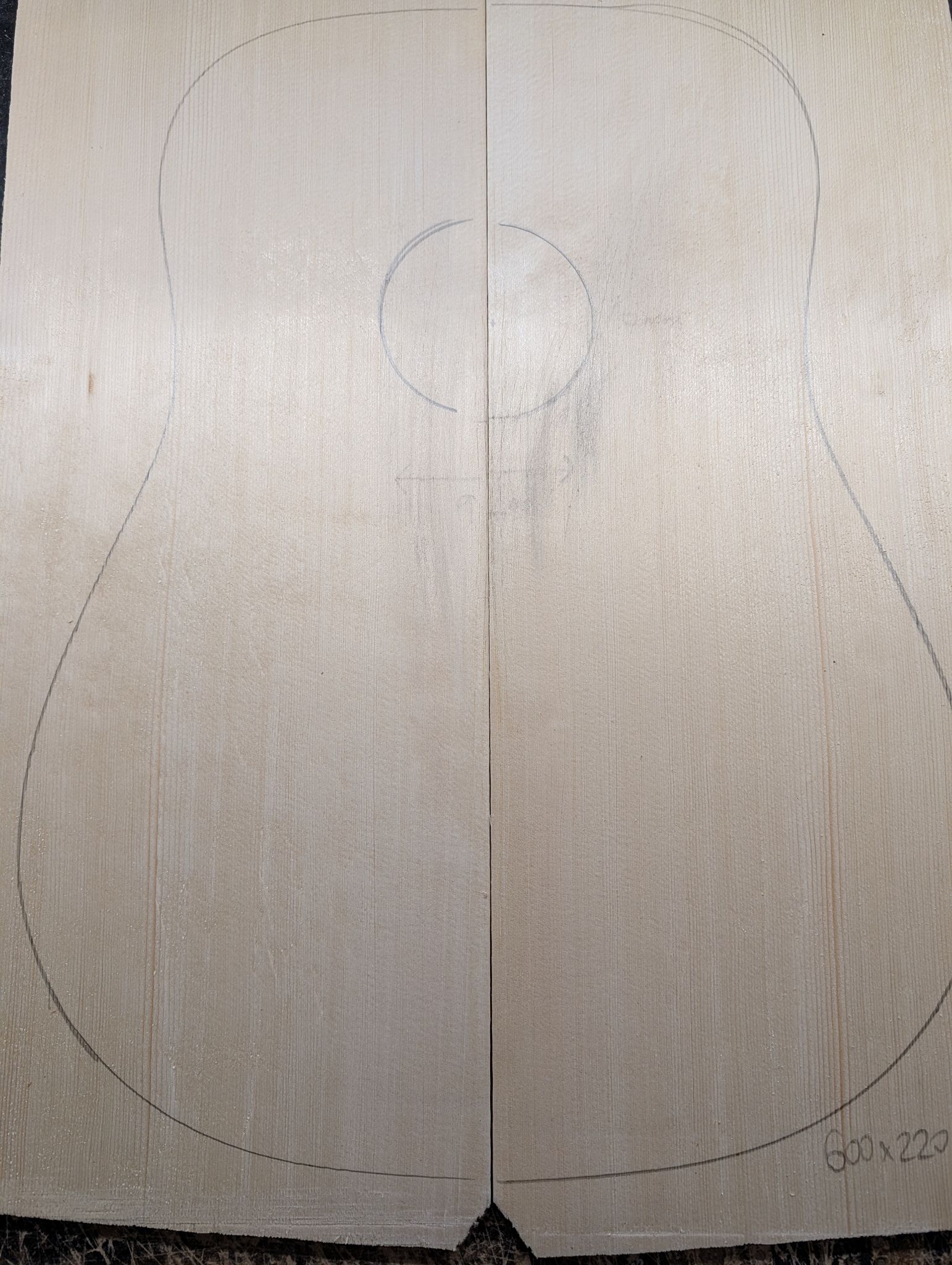  European Spruce Soundboard 12341