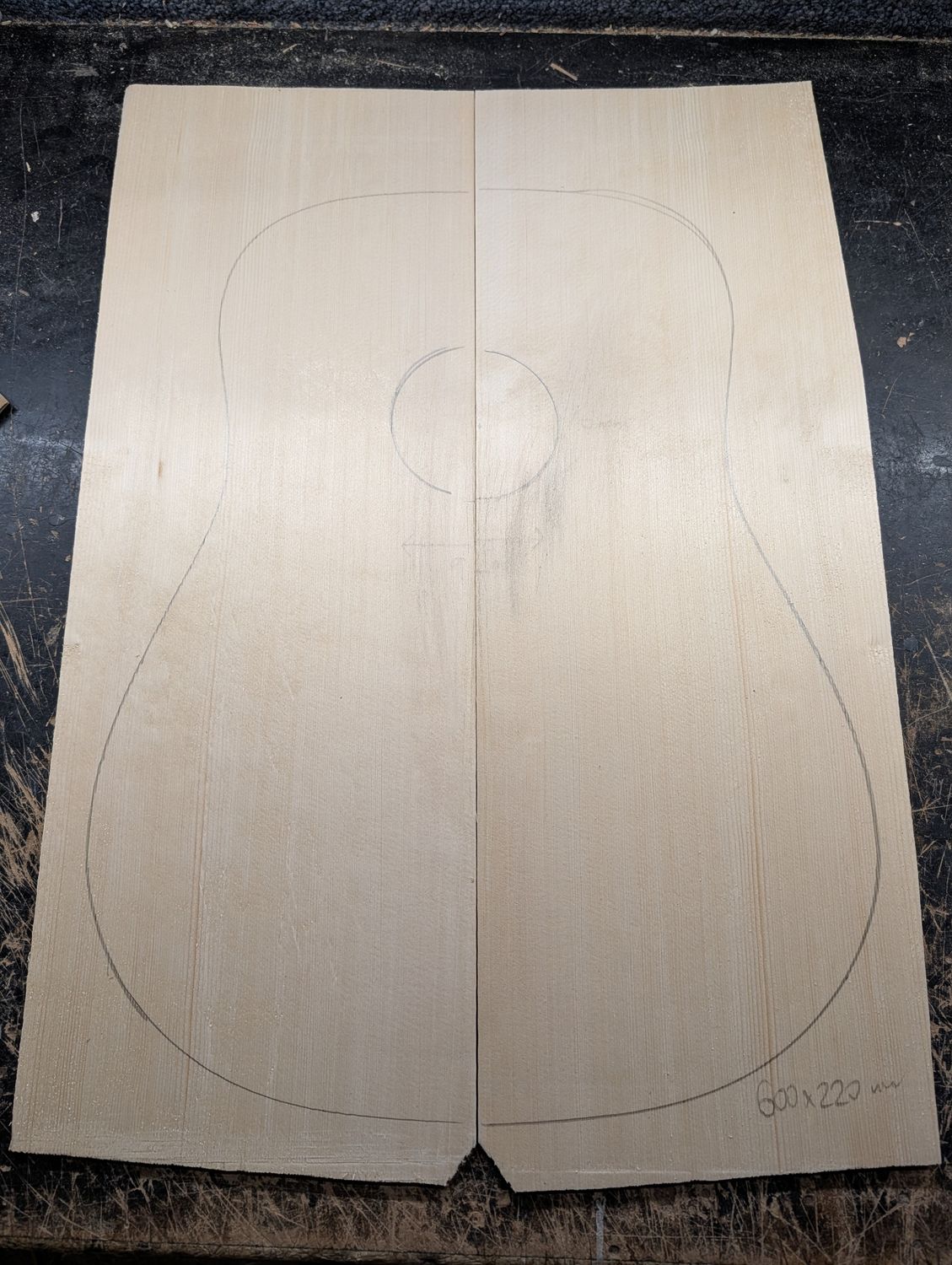  European Spruce Soundboard 12341