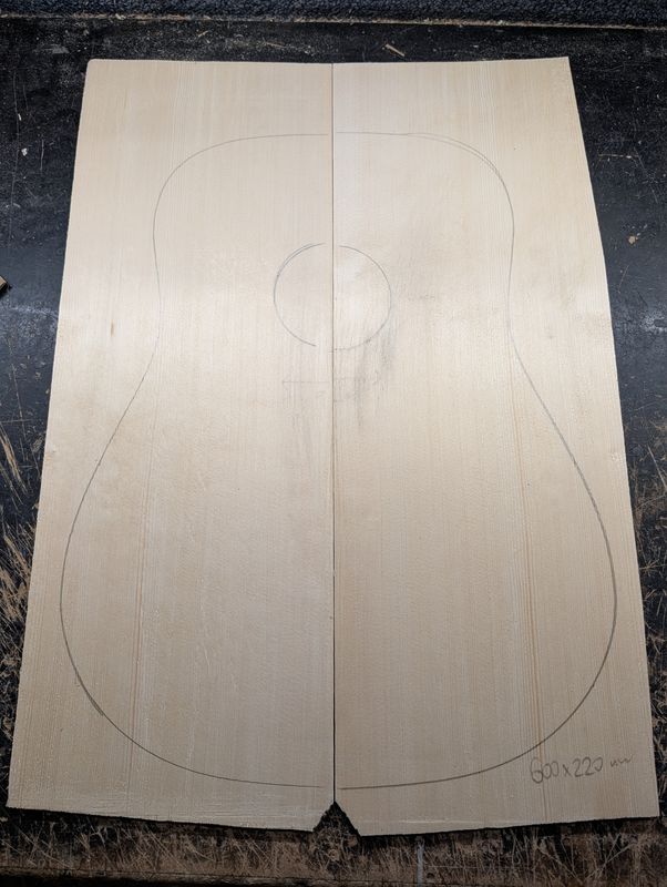  European Spruce Soundboard 12341