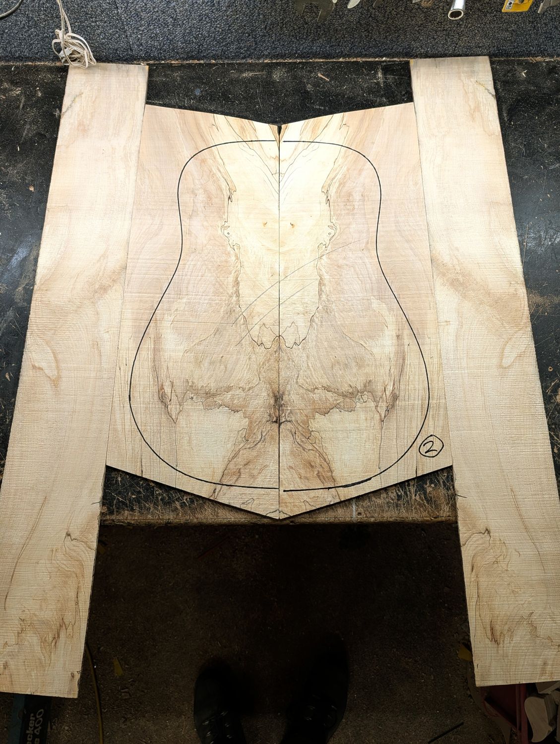 British Spalted Sycamore Back and Sides 2