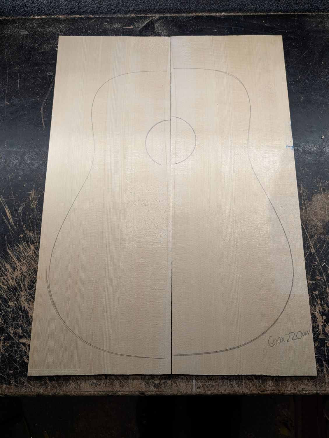 European Spruce Soundboard 12345