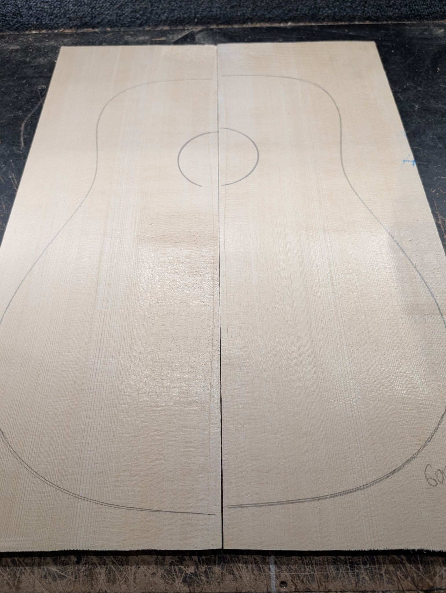 European Spruce Soundboard 12345