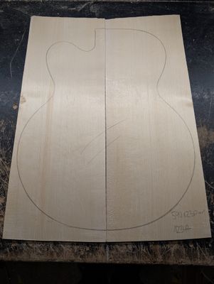 European Spruce Soundboard Jumbo 12347 European Spruce Soundboard Jumbo 12347