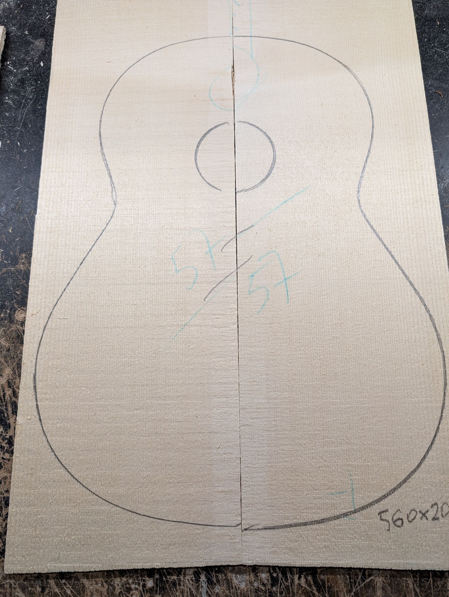  European Spruce Soundboard 12354