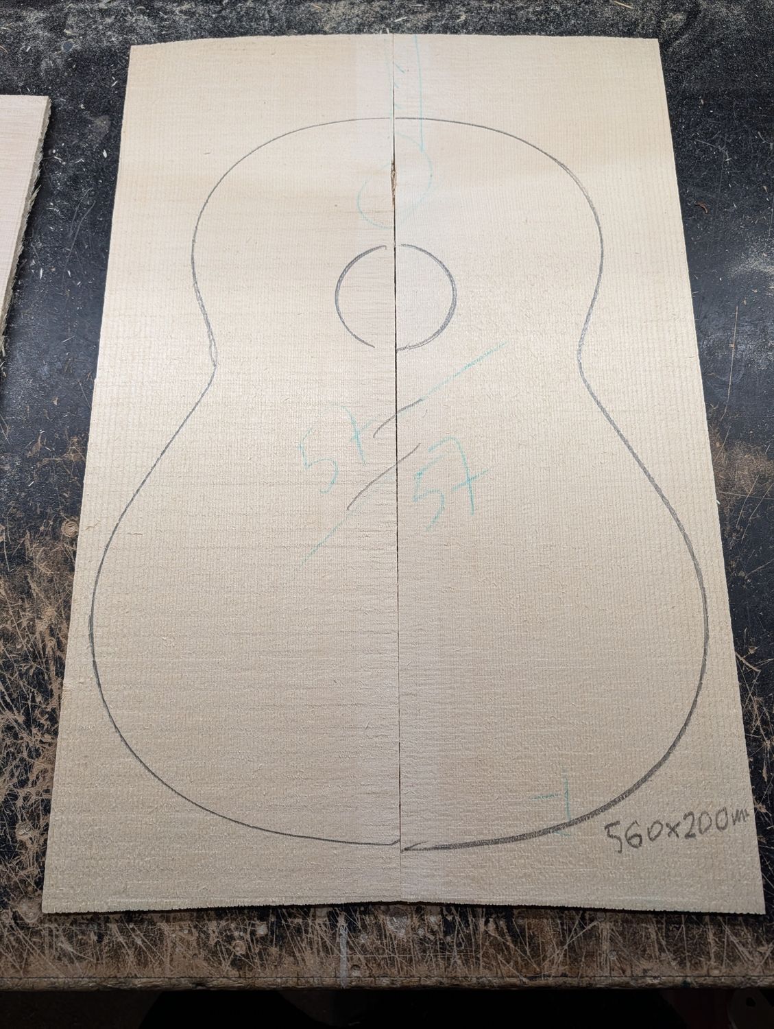  European Spruce Soundboard 12354