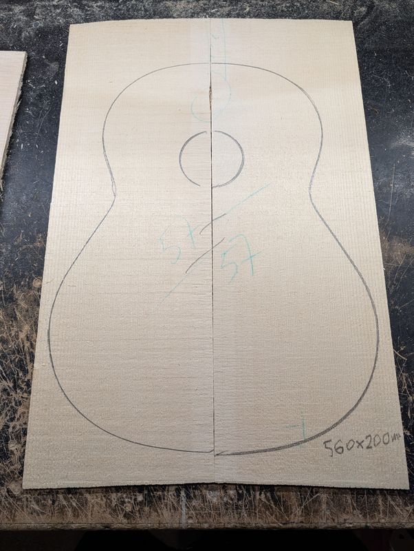  European Spruce Soundboard 12354