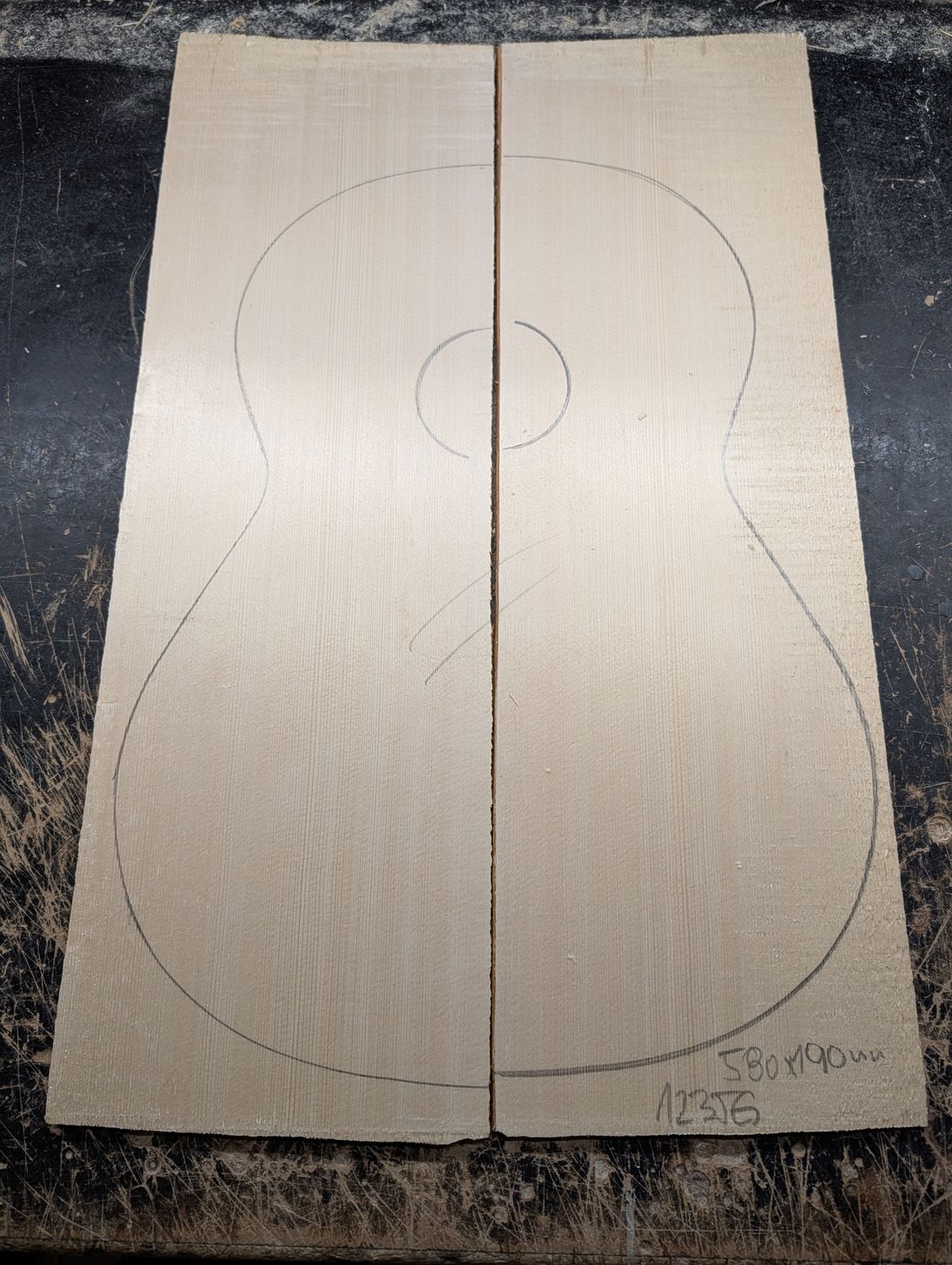  European Spruce Soundboard 12356