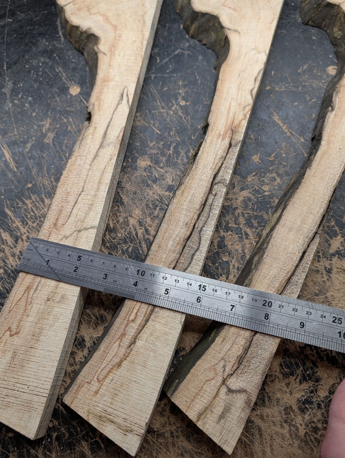 Spalted Sycamore Crafts Offcuts Veneers 12364