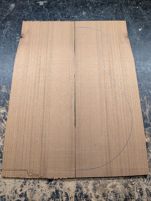 Cedar Baritone Ukulele Soundboard 12368