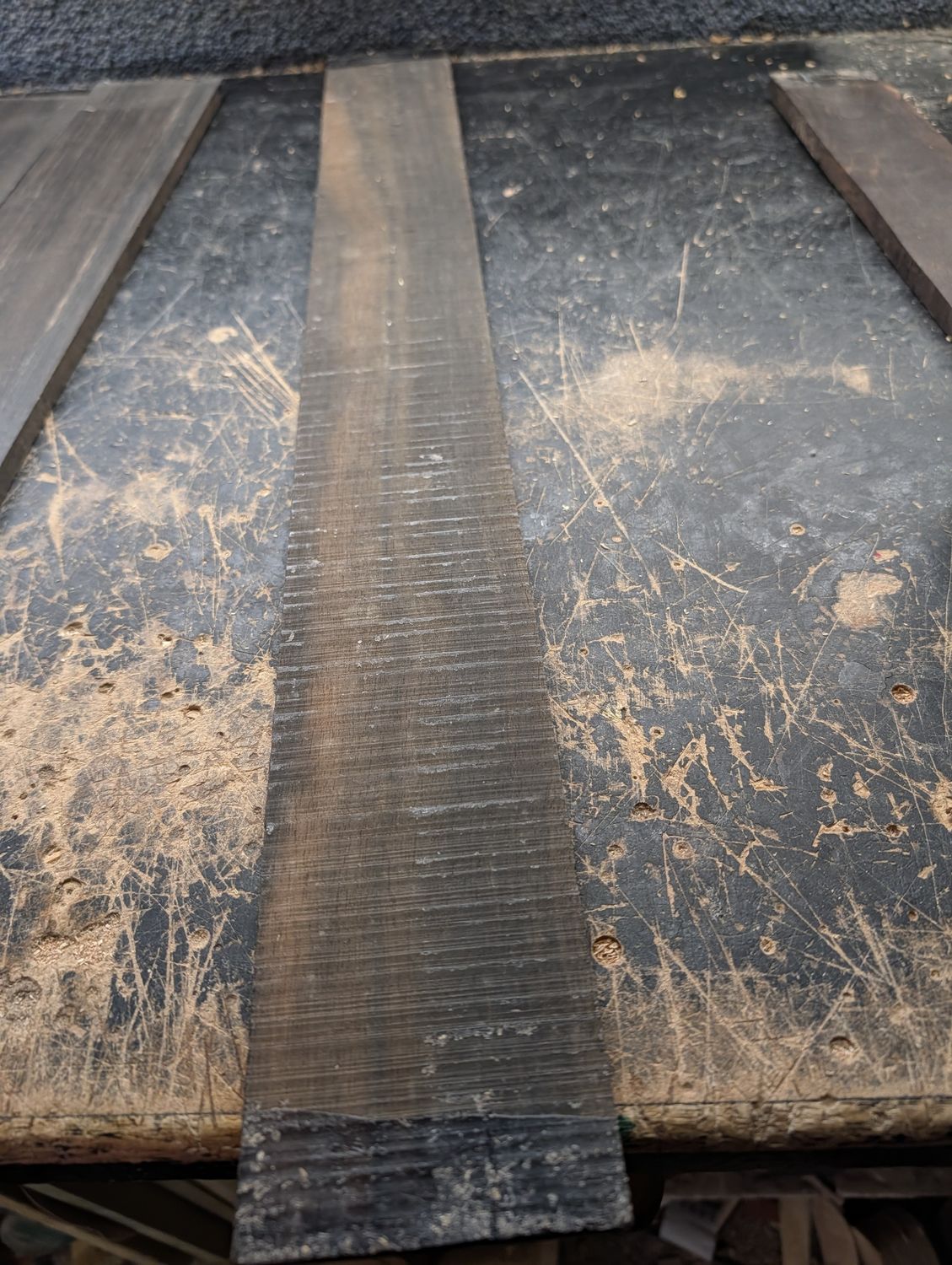 African Ebony Bass Fingerboard Blank 12375