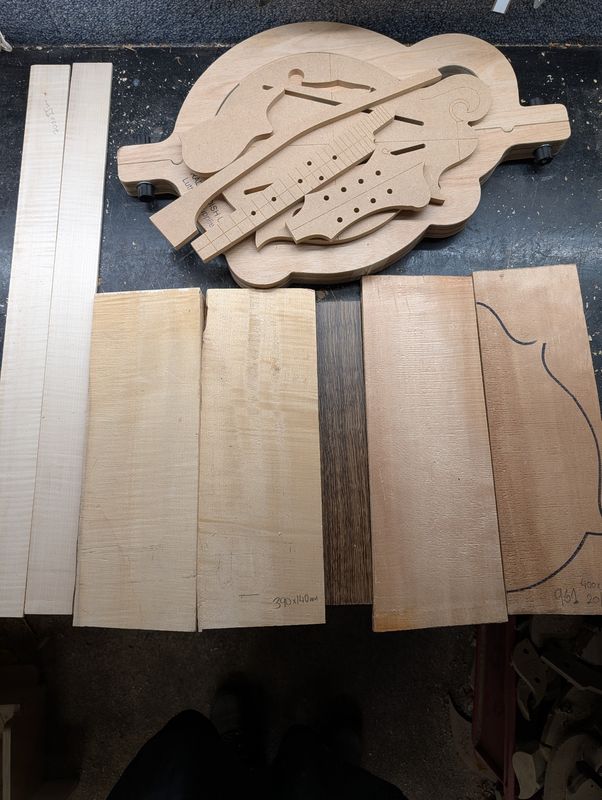 F5 Mandolin Jigs and Tonewood Kit 12378