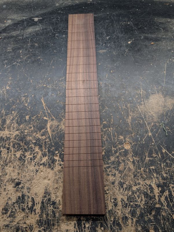 Indian Rosewood Slotted Fingerboard 25.4" 12388