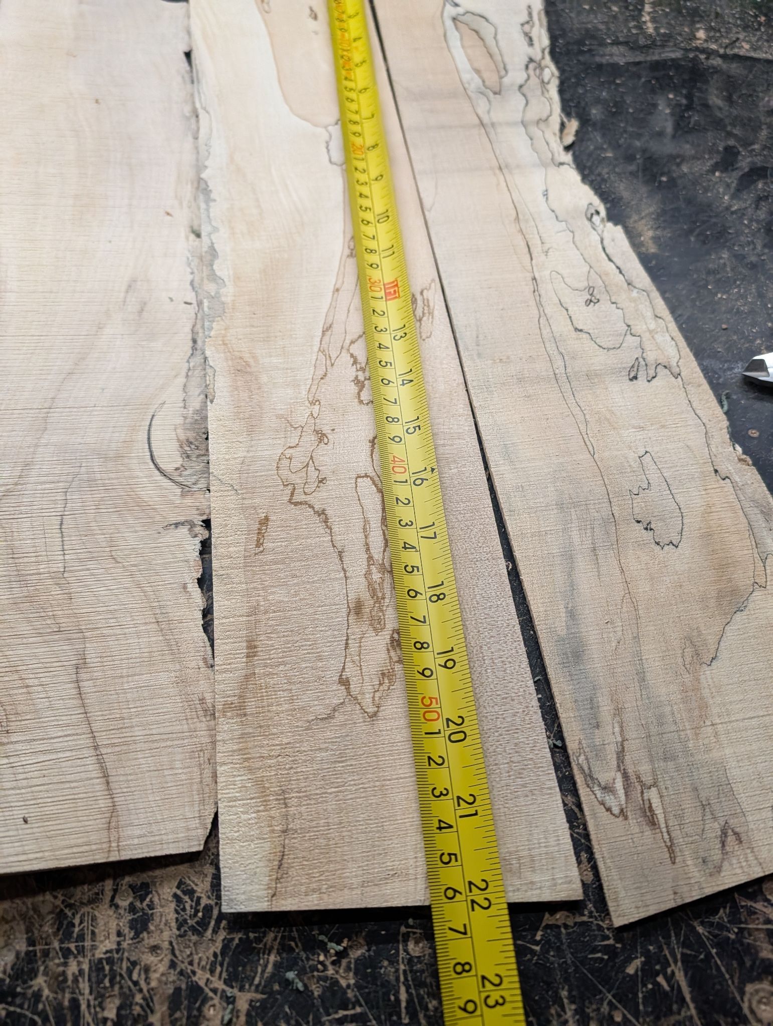 Spalted Sycamore Offcuts Veneers 12387